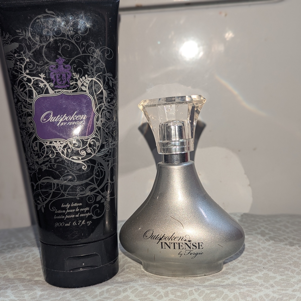 Outspoken Intense by Fergie Perfume and Lotion Set